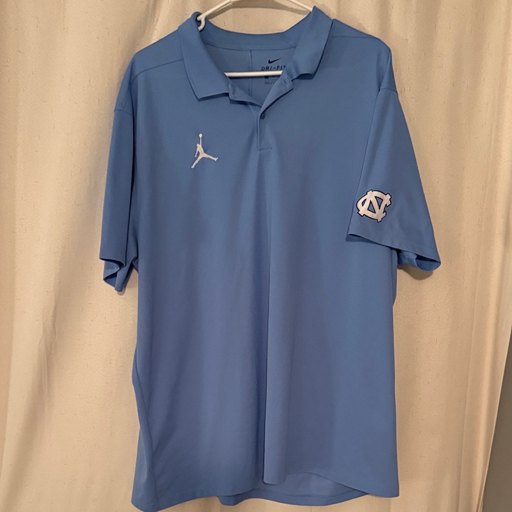 Nike Men's Light Blue Polo with Logo